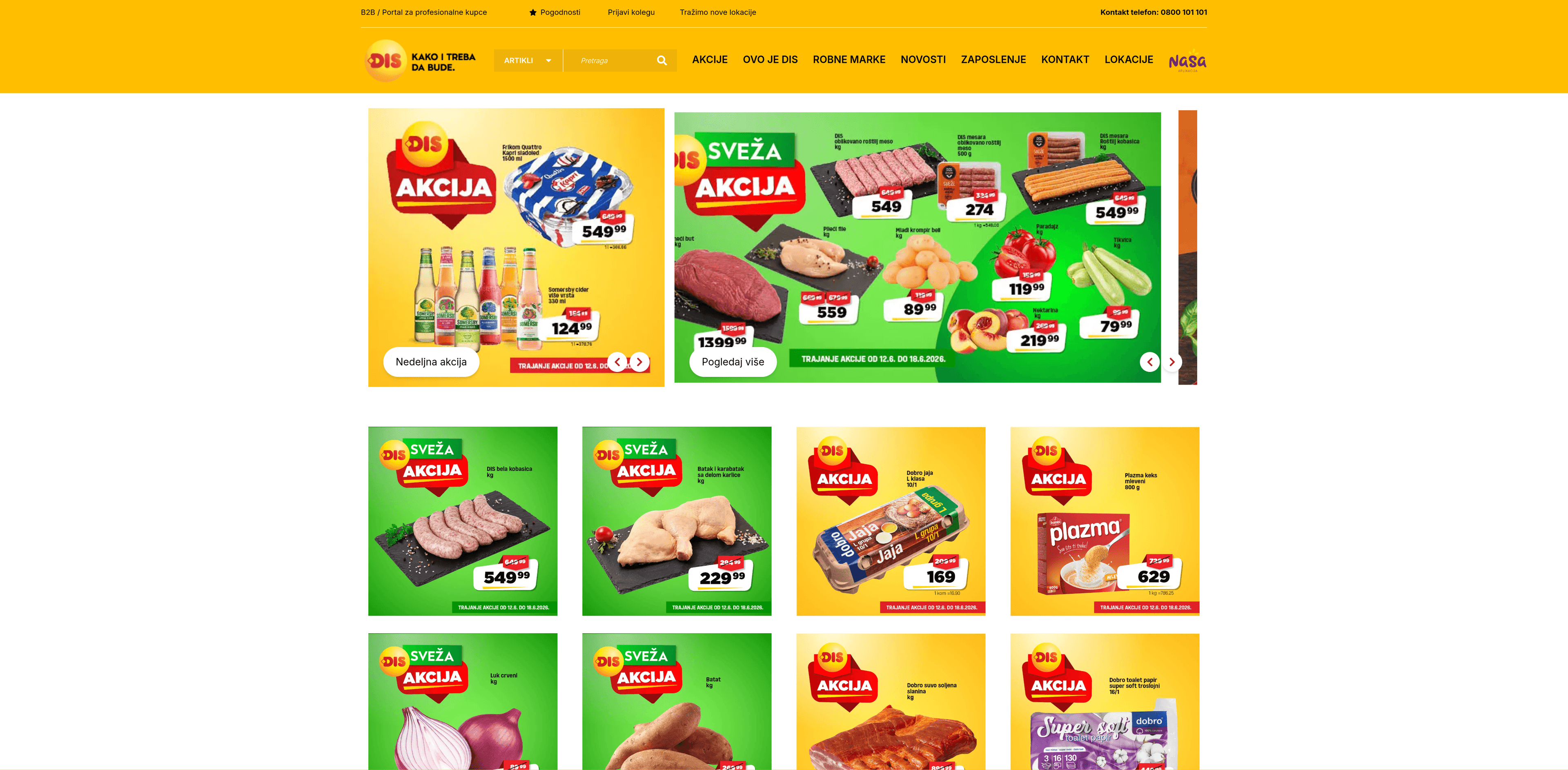 A web app for one of the largest retail chains in Serbia — synced with the ERP