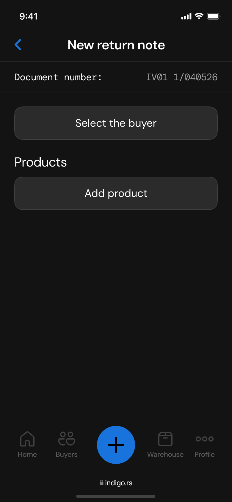 A complete distribution system — a field app for salespeople, a back-office dashboard, a full document chain