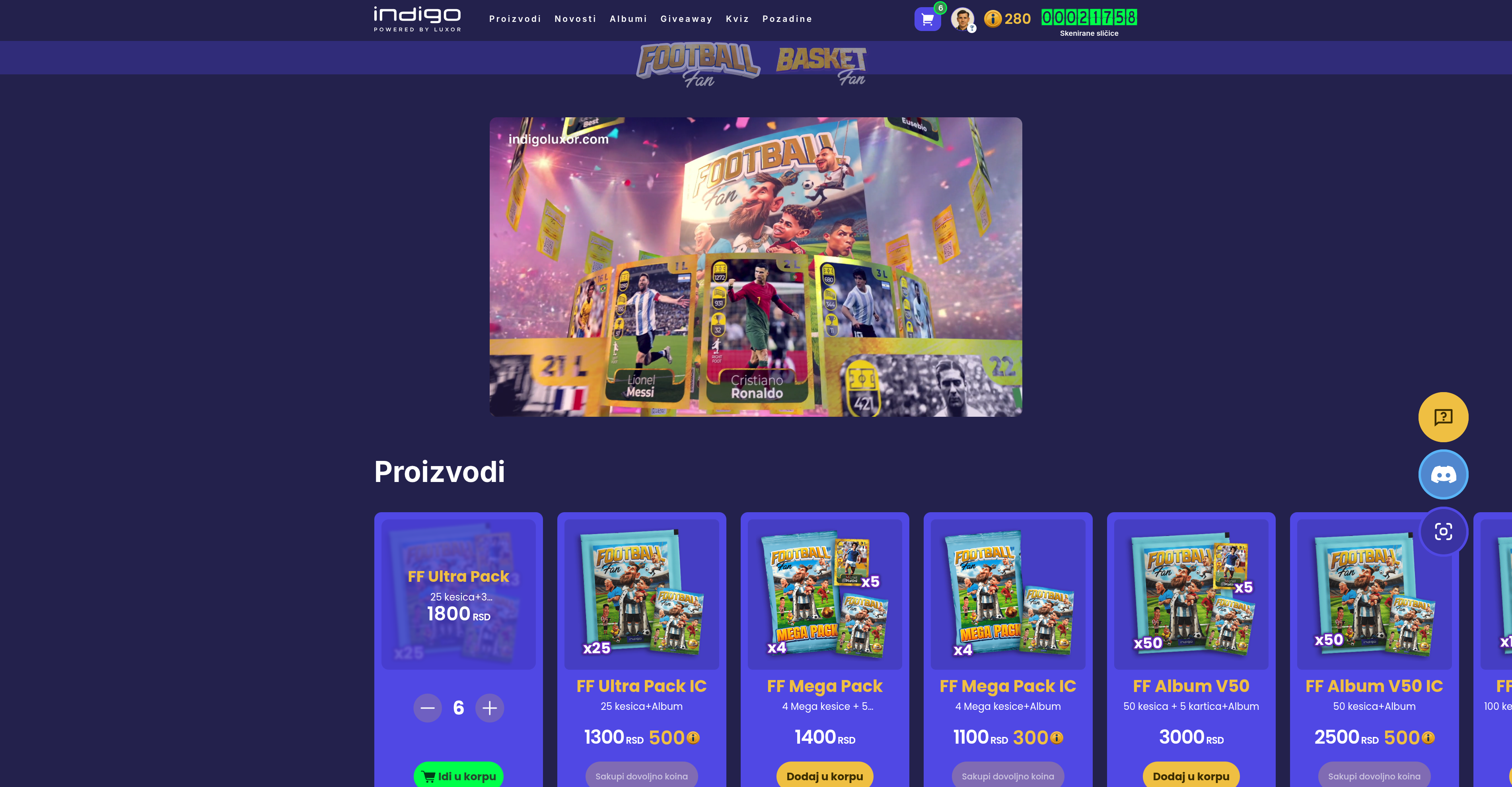 The digital home of a 20-year sticker maker — scanning, quiz, prize draws, and a store in one app