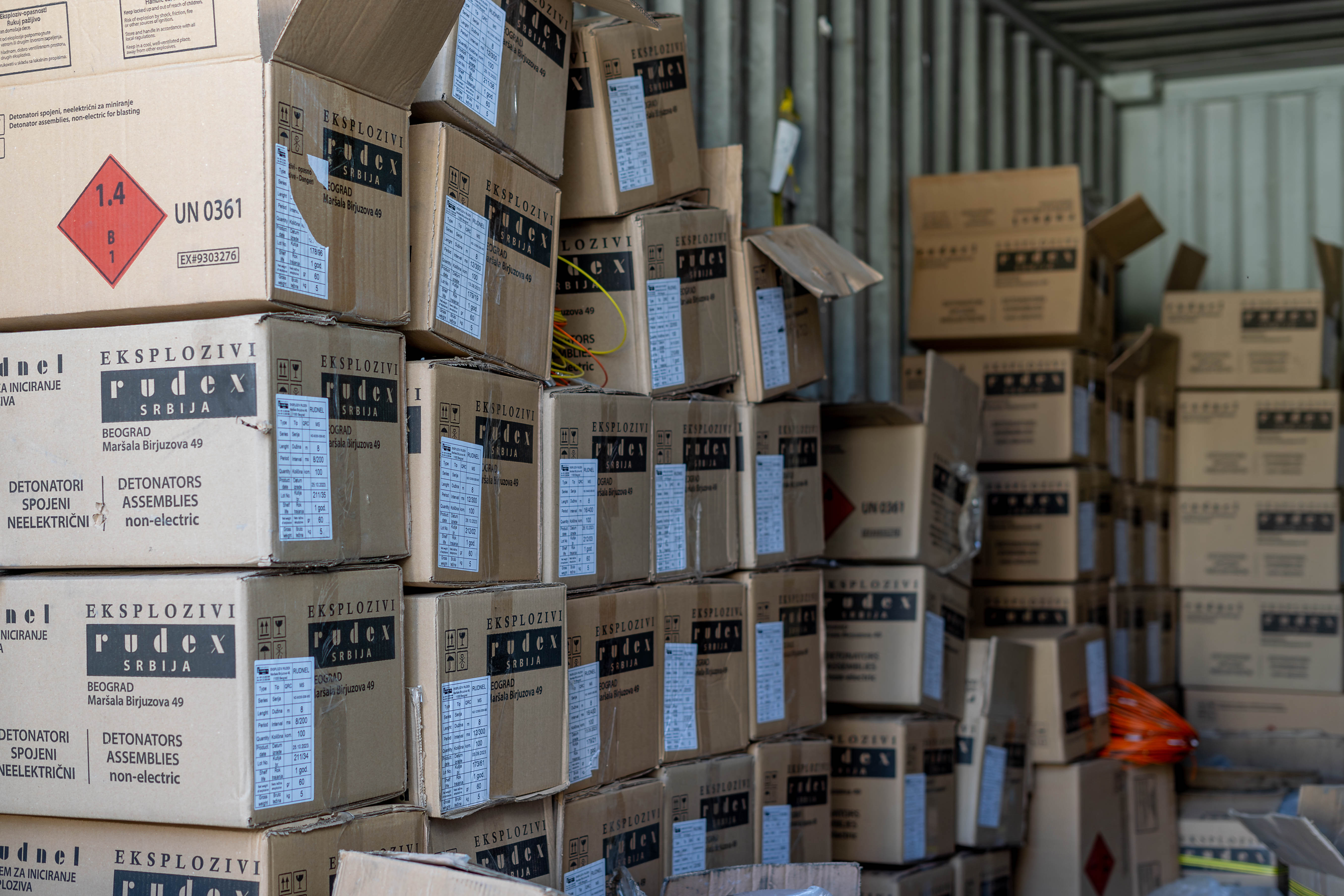 An operational system for Serbia's first private explosives manufacturer