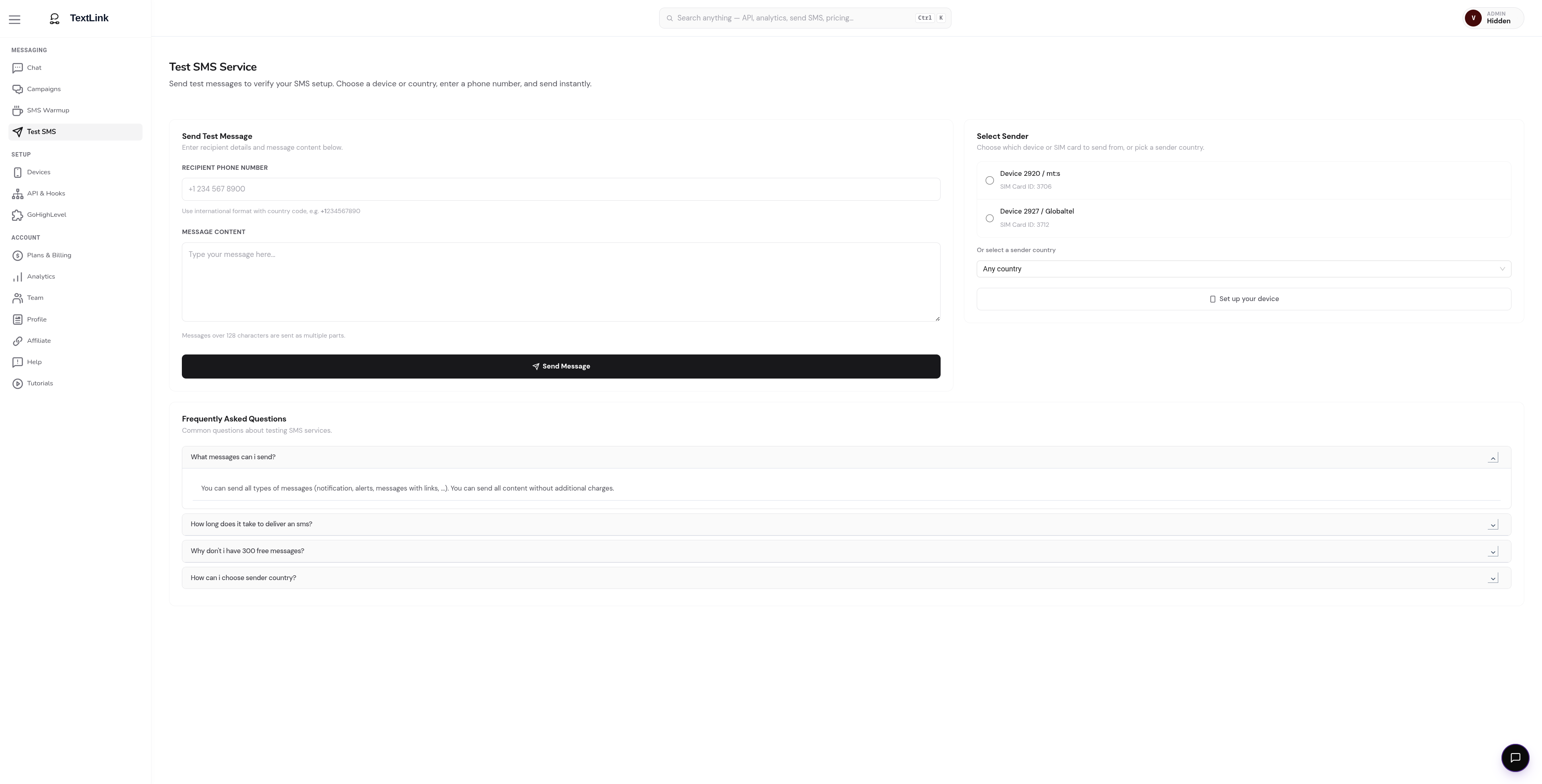 Komercijalni SMS-gateway SaaS na Android telefonima — slanje SMS-a preko sopstvene SIM kartice